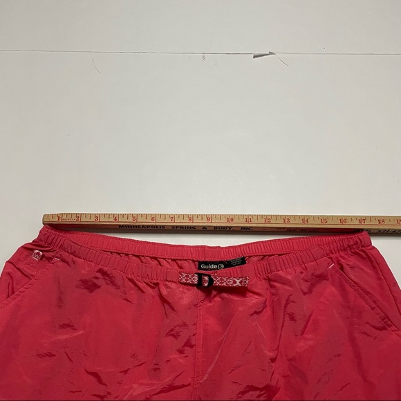 Guide Series Nylon Salmon Coral Pink Hiking Shorts Activewear Outer Wear Size XL - Picture 6 of 7